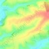 Carte topographique Les Gendarmes, altitude, relief