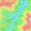 Carte topographique კისტანი, altitude, relief