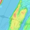Carte topographique Highest Point in Manhattan, altitude, relief