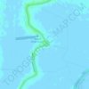Carte topographique Georgiana Slough Fishing Access, altitude, relief