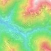Carte topographique Roncàal de sóre, altitude, relief