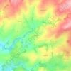 Carte topographique Clauzelles, altitude, relief