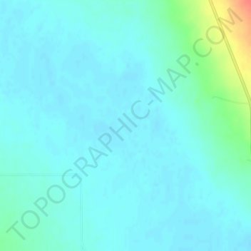 Carte topographique Thousand Springs, altitude, relief