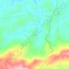 Carte topographique Cocais, altitude, relief