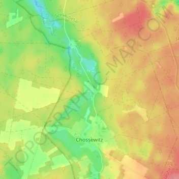 Carte topographique Klingemühle, altitude, relief