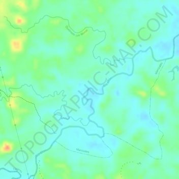 Carte topographique San Clemente, altitude, relief