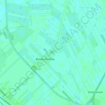 Carte topographique Zuiderkolonie, altitude, relief