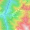 Carte topographique Labouche, altitude, relief