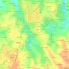 Carte topographique Lanorven, altitude, relief