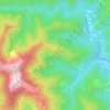 Carte topographique Alteyrac, altitude, relief