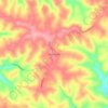 Carte topographique North Clayton, altitude, relief