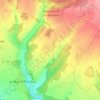 Carte topographique Les Landes, altitude, relief