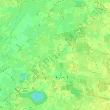Carte topographique Dulder, altitude, relief