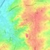 Carte topographique Nokere, altitude, relief