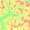 Carte topographique São José do Pouso Alegre, altitude, relief