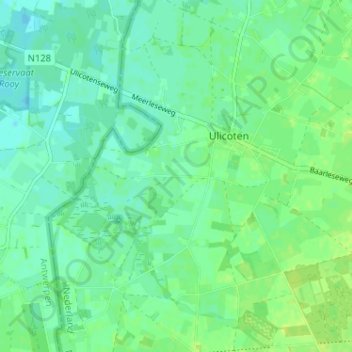 Carte topographique Heikant, altitude, relief