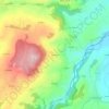 Carte topographique Rochette, altitude, relief