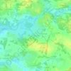 Carte topographique La Championniere, altitude, relief