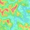 Carte topographique Gore, altitude, relief