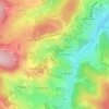 Carte topographique Aux Chaux Seignet, altitude, relief