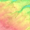 Carte topographique Les Charamonts, altitude, relief