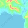 Carte topographique Malaking Ilog, altitude, relief