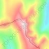 Carte topographique Admiral Peak, altitude, relief