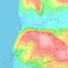 Carte topographique Penglais, altitude, relief