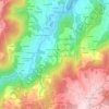 Carte topographique Herves, altitude, relief