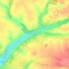 Carte topographique Monvalet, altitude, relief