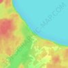 Carte topographique Cape Chin North, altitude, relief