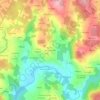 Carte topographique As Xunqueiras, altitude, relief