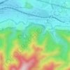 Carte topographique Roc de la Croix, altitude, relief