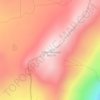Carte topographique Cattle Mountain, altitude, relief
