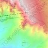 Carte topographique Jawbone, altitude, relief