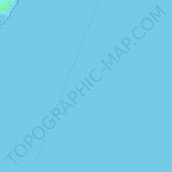 Carte topographique Golfe de Fréjus, altitude, relief