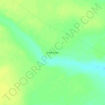 Carte topographique Gillab Rugis, altitude, relief