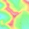 Carte topographique Missouri Mountain, altitude, relief