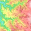 Carte topographique Pranlac, altitude, relief
