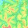 Carte topographique Ebogo I, altitude, relief