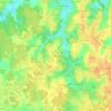 Carte topographique Les Loyons, altitude, relief