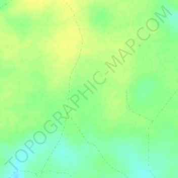 Carte topographique Edwards Plateau, altitude, relief
