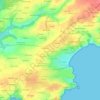 Carte topographique Keres, altitude, relief