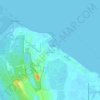Carte topographique Hammond, altitude, relief