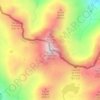 Carte topographique Tuc de Maubèrme, altitude, relief