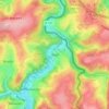 Carte topographique Auel, altitude, relief