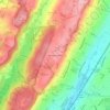 Carte topographique Newstead North, altitude, relief