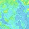 Carte topographique Les Quatre Vents, altitude, relief
