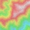 Carte topographique Sky High, altitude, relief