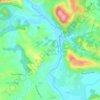 Carte topographique Biscay, altitude, relief